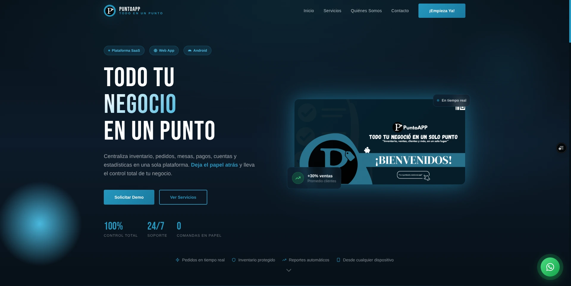 Punto App Landing