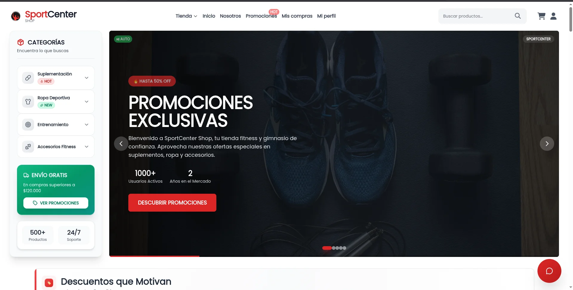 SportCenter Shop